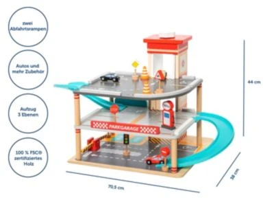 MyToys ORIGINALS Parkgarage Pastell Mit Accessoires, 13 Tlg. 4 MyToys ORIGINALS Parkgarage Pastell Mit Accessoires, 13 Tlg. – Bild 2