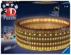 Ravensburger 3D Puzzle Kolosseum In Rom Bei Nacht 11148 - Leuchtet Im Dunkeln, 216 Teile