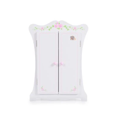 MONI Puppenkleiderschrank PH12B011 Holz, Maße 42,5 X 22 X 57 Cm, 3 Kleiderbügel Puppenmöbel 5 MONI Puppenkleiderschrank PH12B011 Holz, Maße 42,5 X 22 X 57 Cm, 3 Kleiderbügel Puppenmöbel – Bild 3