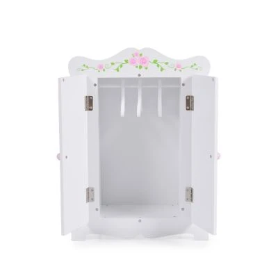 MONI Puppenkleiderschrank PH12B011 Holz, Maße 42,5 X 22 X 57 Cm, 3 Kleiderbügel Puppenmöbel 6 MONI Puppenkleiderschrank PH12B011 Holz, Maße 42,5 X 22 X 57 Cm, 3 Kleiderbügel Puppenmöbel – Bild 4