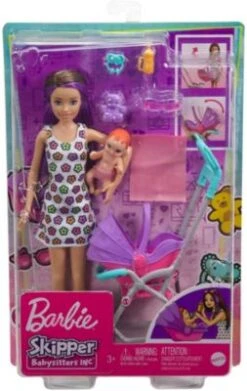 Barbie Skipper Babysitters Inc.“-Puppe Und Kinderwagen-Spielset, Für Kinder Ab 3 Jahren -Tonies 24798388 06