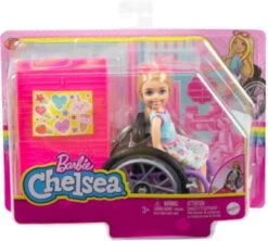Barbie Chelsea-Puppe (blond) Und Rollstuhl. Spielzeug Für Kinder Ab 3 Jahren -Tonies 26406524 06