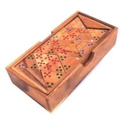 ROMBOL Tridomino - Anspruchsvolle Variante Des Dominospiels Mit Farbpunkten Für 2 - 6 Personen -Tonies 28516358 02