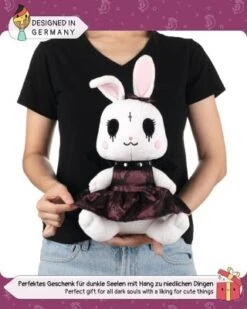 Corimori® Alice Das Gothic-Häschen 26cm Stofftier Plüschtier -Tonies 29117806 04