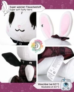 Corimori® Alice Das Gothic-Häschen 26cm Stofftier Plüschtier -Tonies 29117806 05
