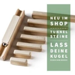 Baumkinder Kugelbahn Holz "K3-Expert" Mit Stecksystem (220 Teile) - Eine Murmelbahn Die Standhält! -Tonies 29465007 05