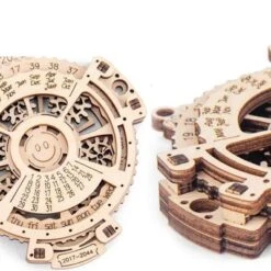 Brightake DIY Holz 3D Puzzle Zusammengesetztes Spielzeug Selbst Montage Mechanische Kalender Holz Getriebe Modell -Tonies 30564704 03