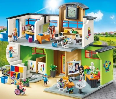 PLAYMOBIL® 9453 Große Schule Mit Einrichtung 4 PLAYMOBIL® 9453 Große Schule Mit Einrichtung – Bild 2