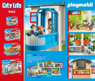 PLAYMOBIL® 9453 Große Schule Mit Einrichtung 5 PLAYMOBIL® 9453 Große Schule Mit Einrichtung – Bild 3